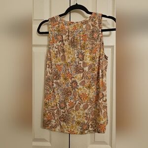 Artisan NY Women's Size: Medium. Floral Paisley Print Tank. Very Lightweight.